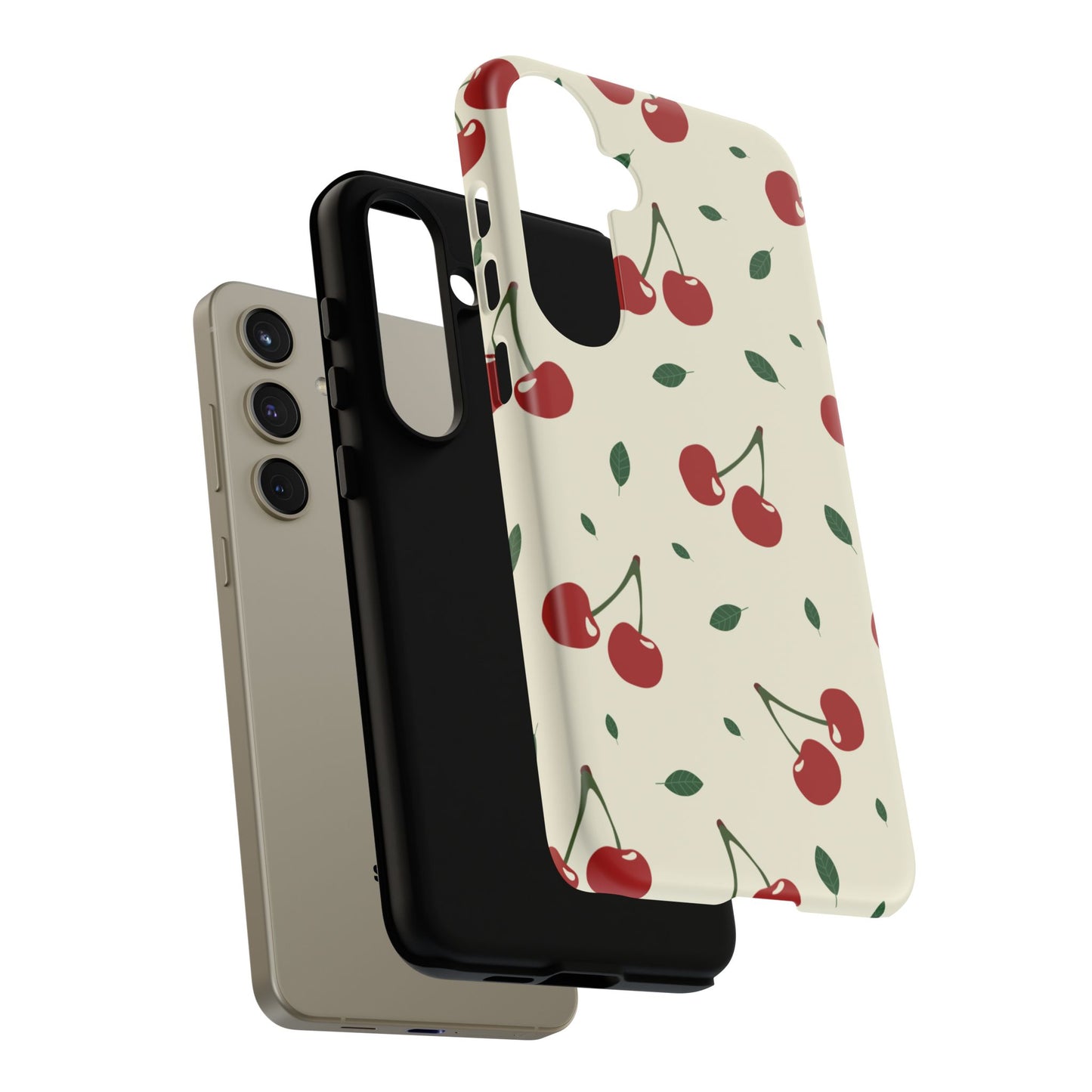 Cherries in Paris Tough Phone Cases