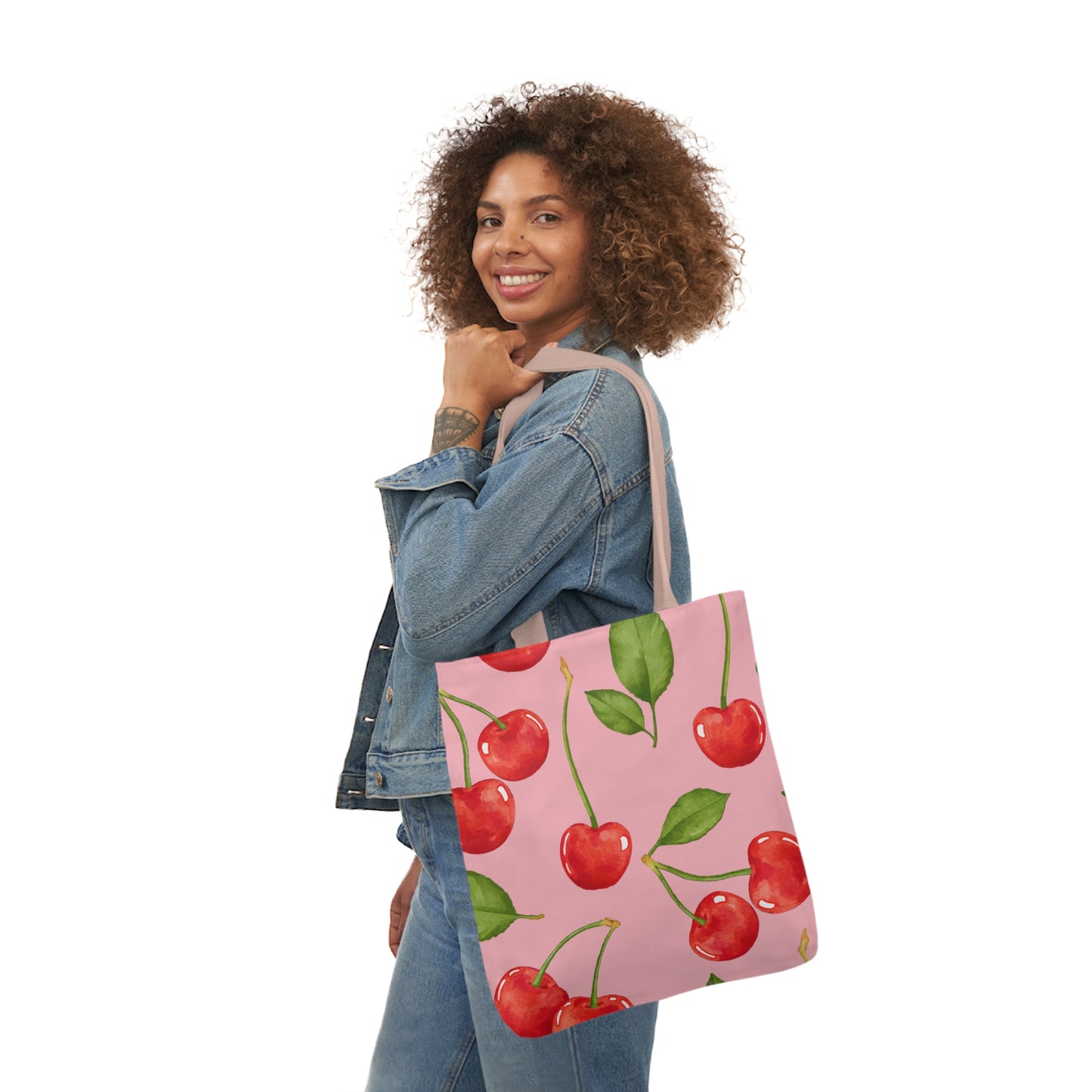 Cherry Blossom Paris Tote Bag