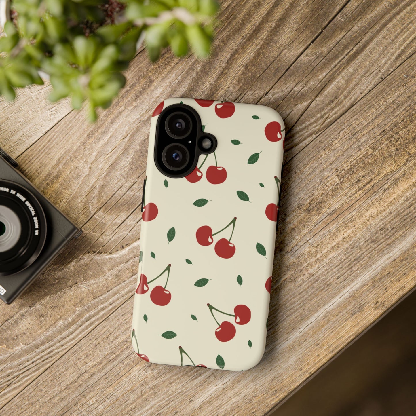 Cherries in Paris Tough Phone Cases