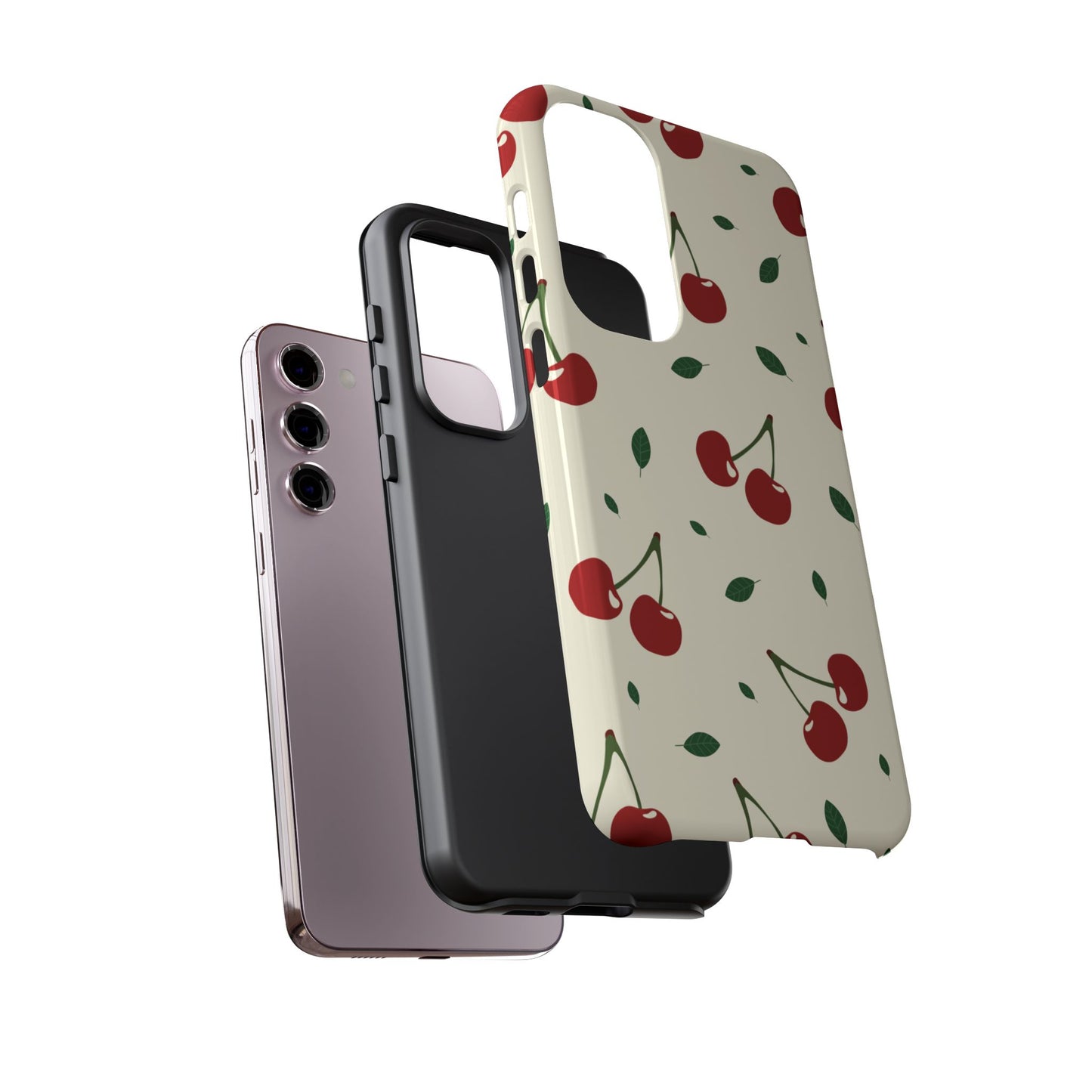 Cherries in Paris Tough Phone Cases