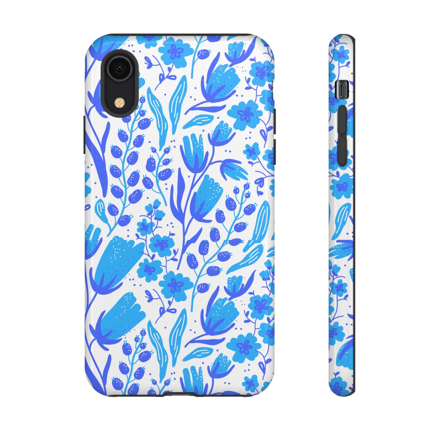 Santorini in Full Bloom Tough Phone Cases