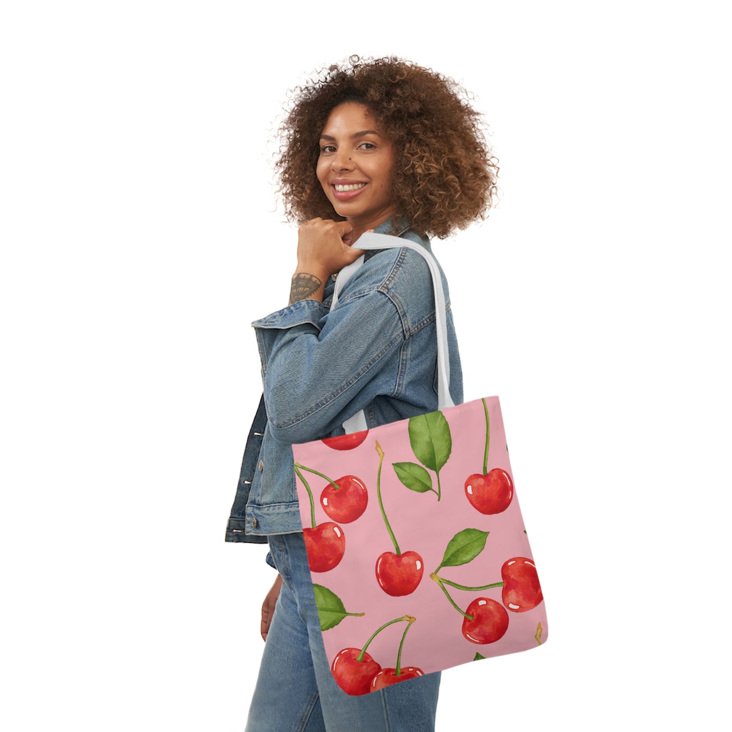 Cherry Blossom Paris Tote Bag