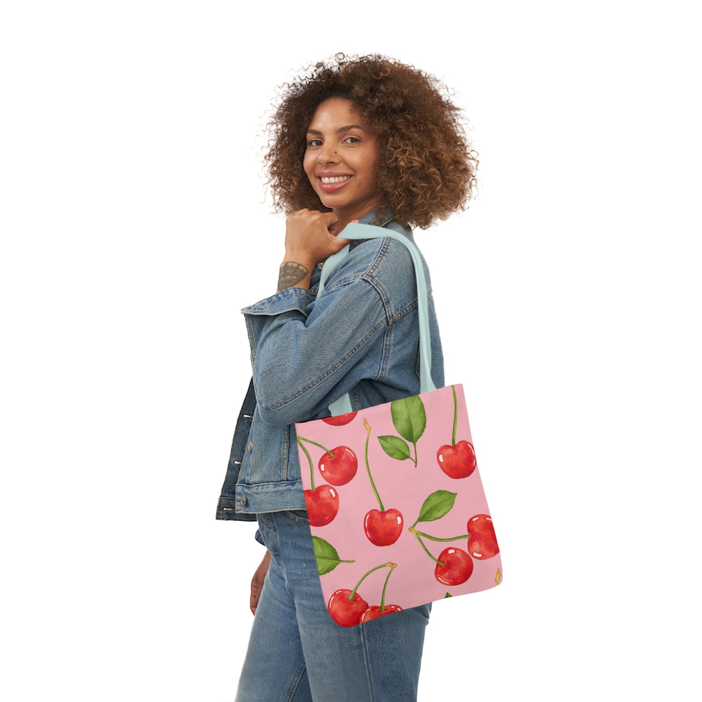 Cherry Blossom Paris Tote Bag