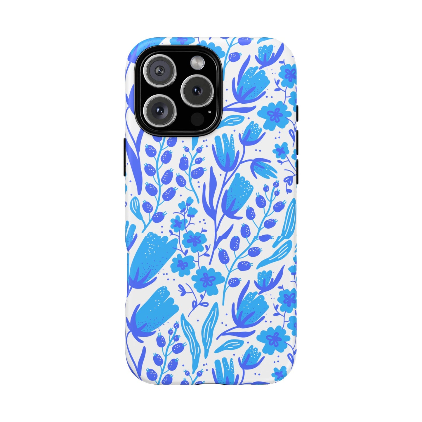 Santorini in Full Bloom Tough Phone Cases