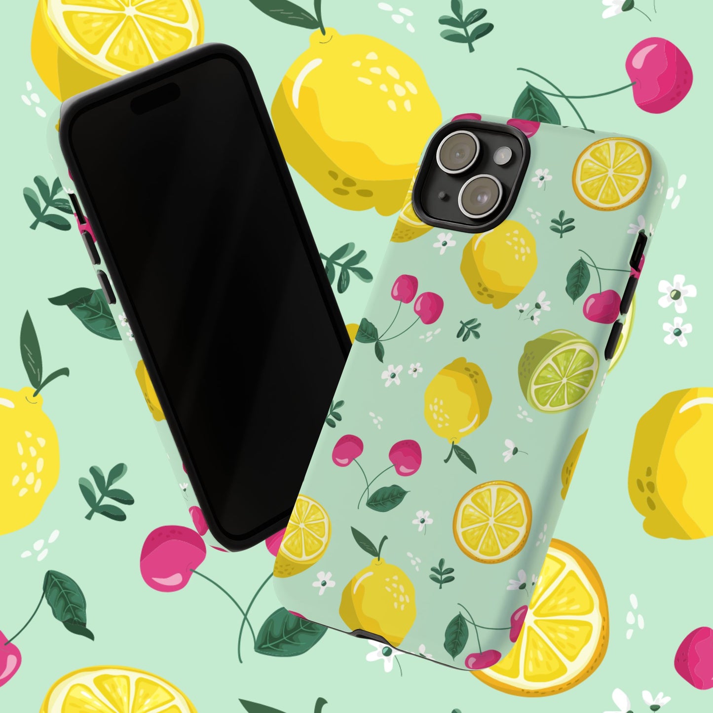 Capri Citrus Cherry Pop Tough Phone Cases