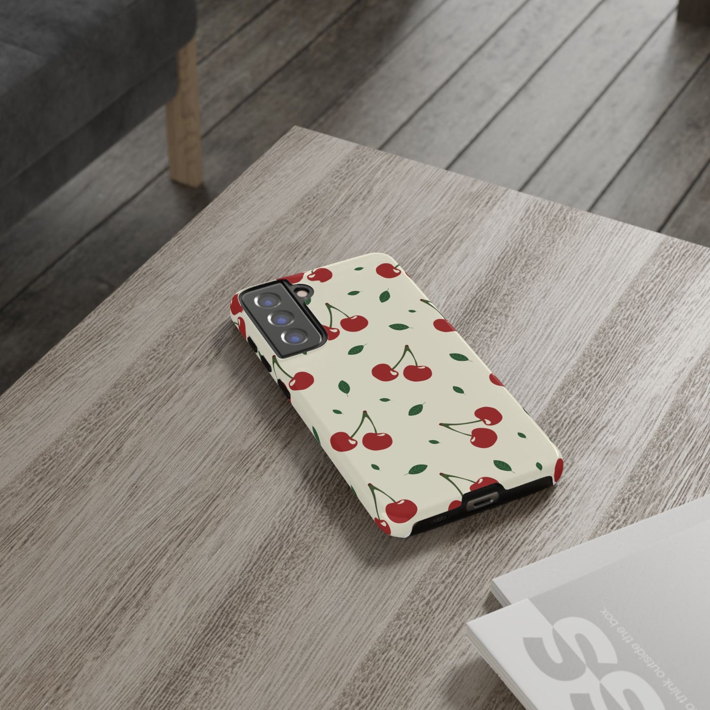 Cherries in Paris Tough Phone Cases