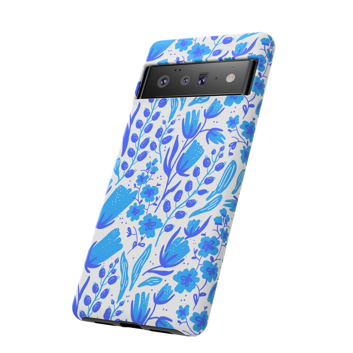 Santorini in Full Bloom Tough Phone Cases