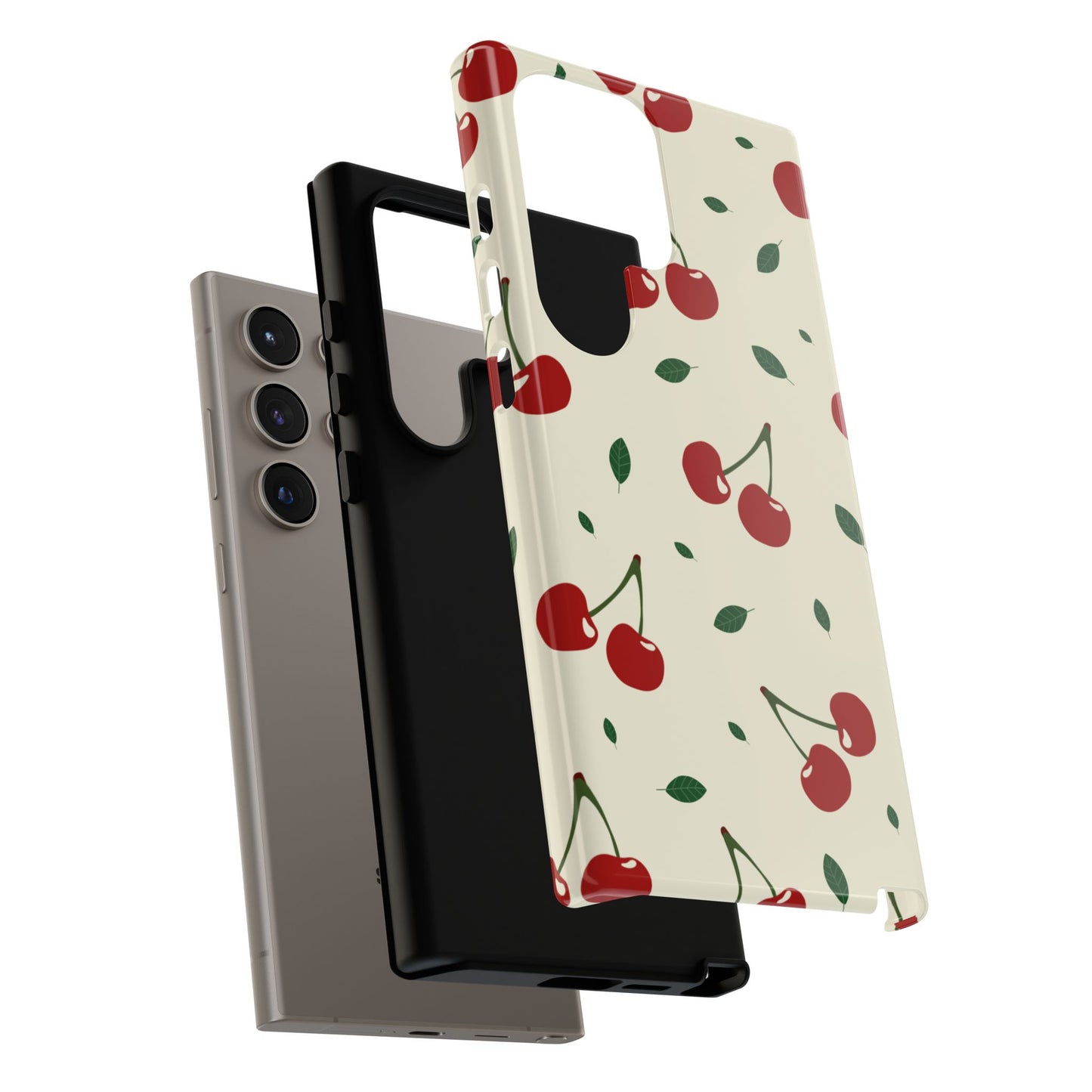 Cherries in Paris Tough Phone Cases