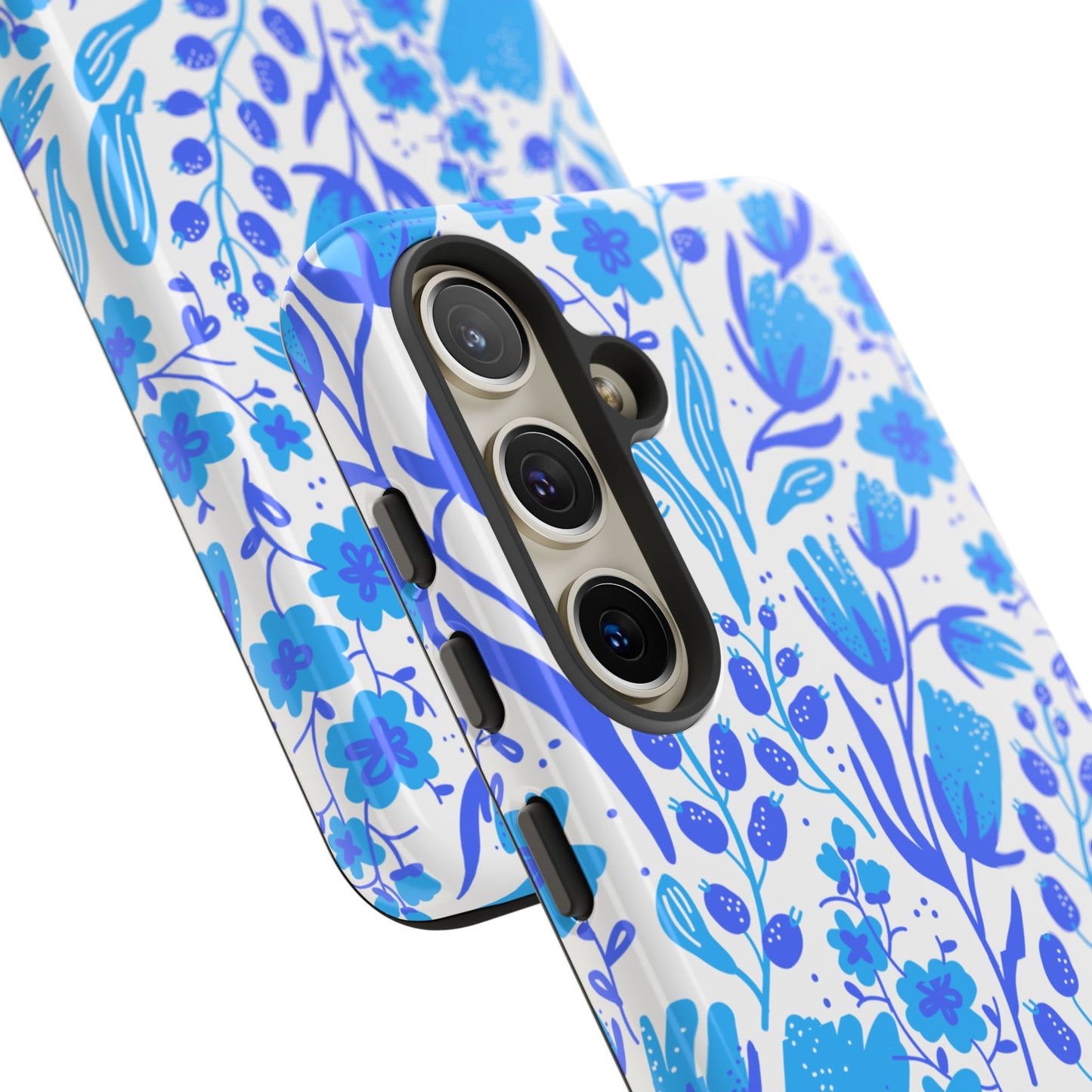 Santorini in Full Bloom Tough Phone Cases