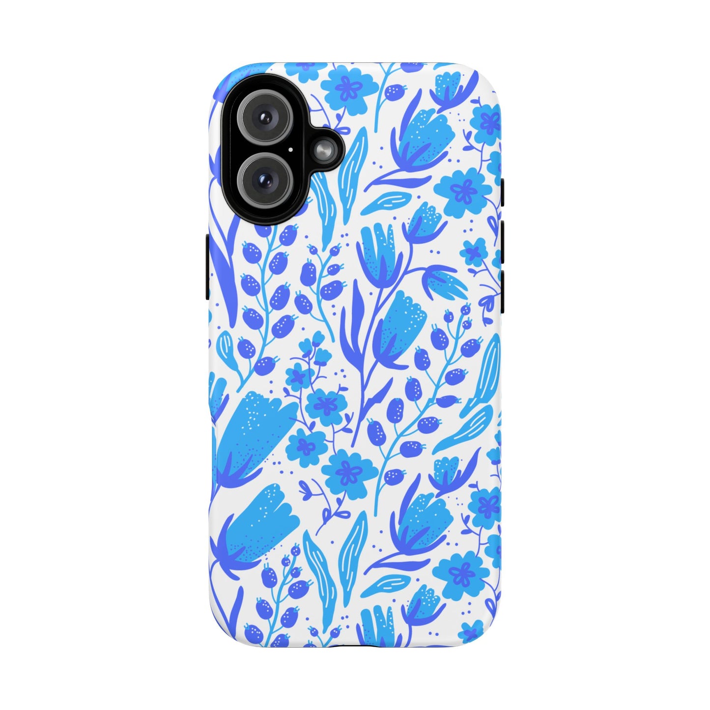 Santorini in Full Bloom Tough Phone Cases