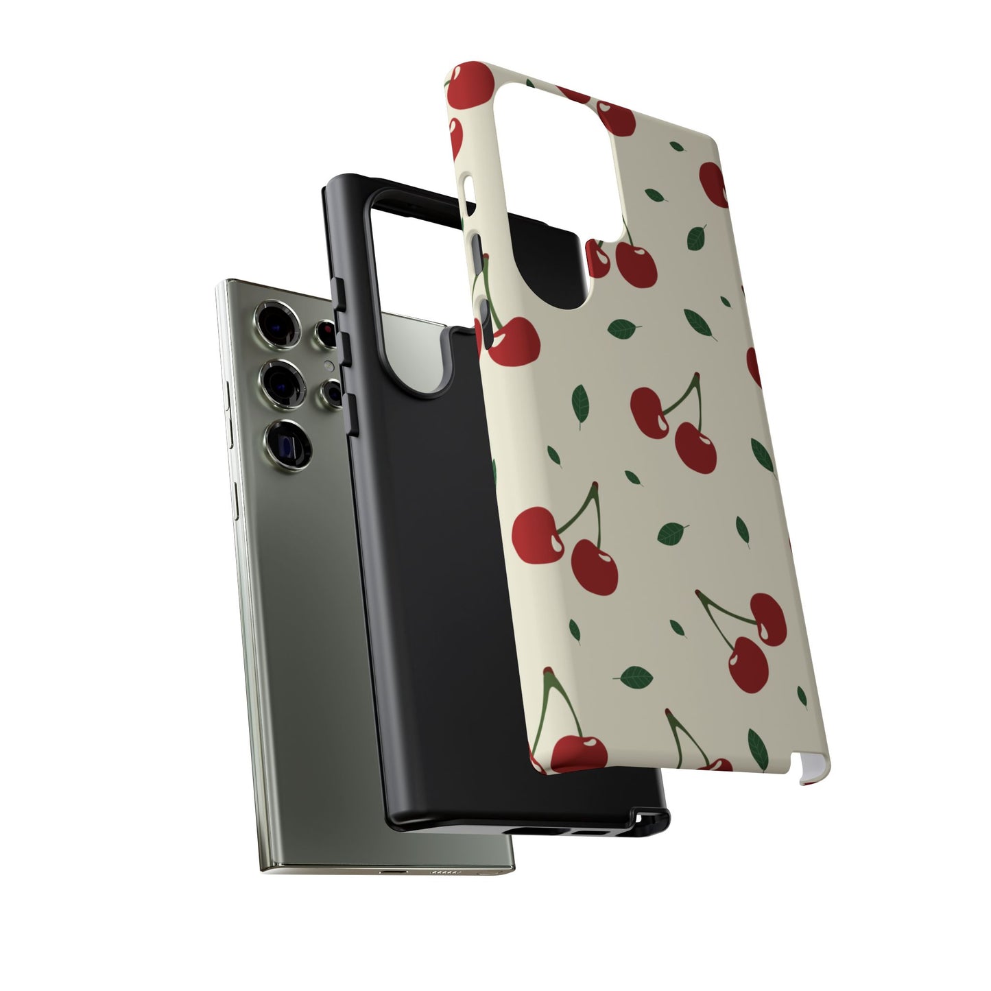 Cherries in Paris Tough Phone Cases