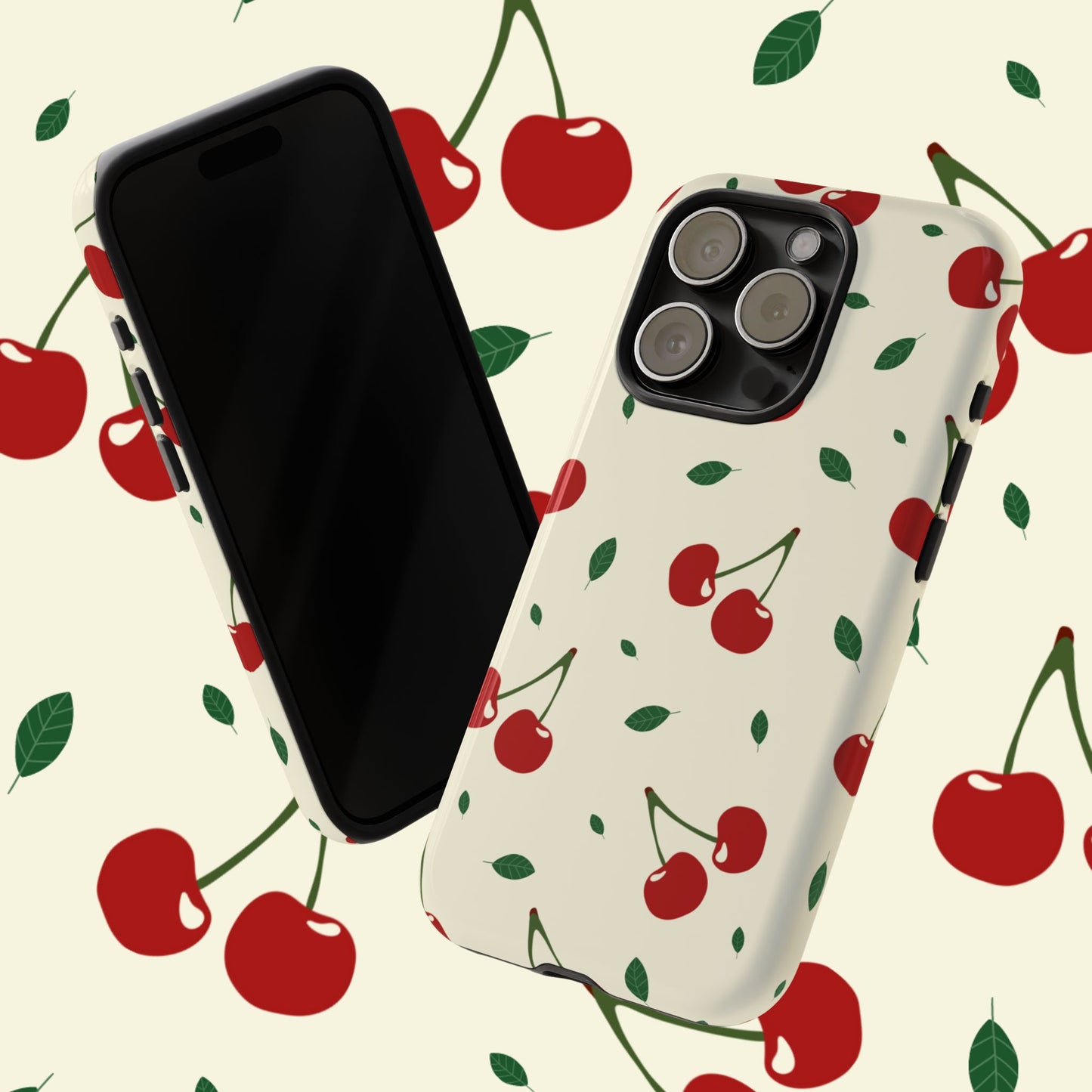 Cherries in Paris Tough Phone Cases