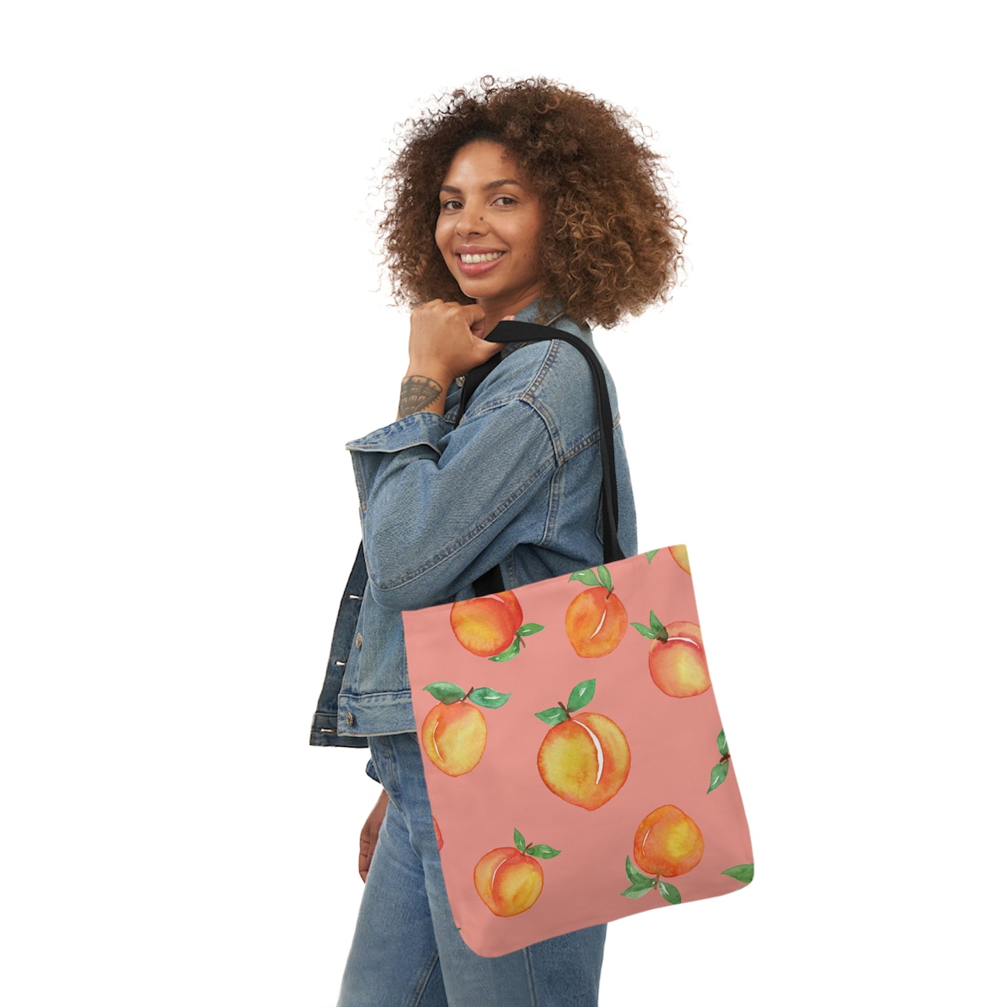 Mediterranean Peach Paradise Tote Bag