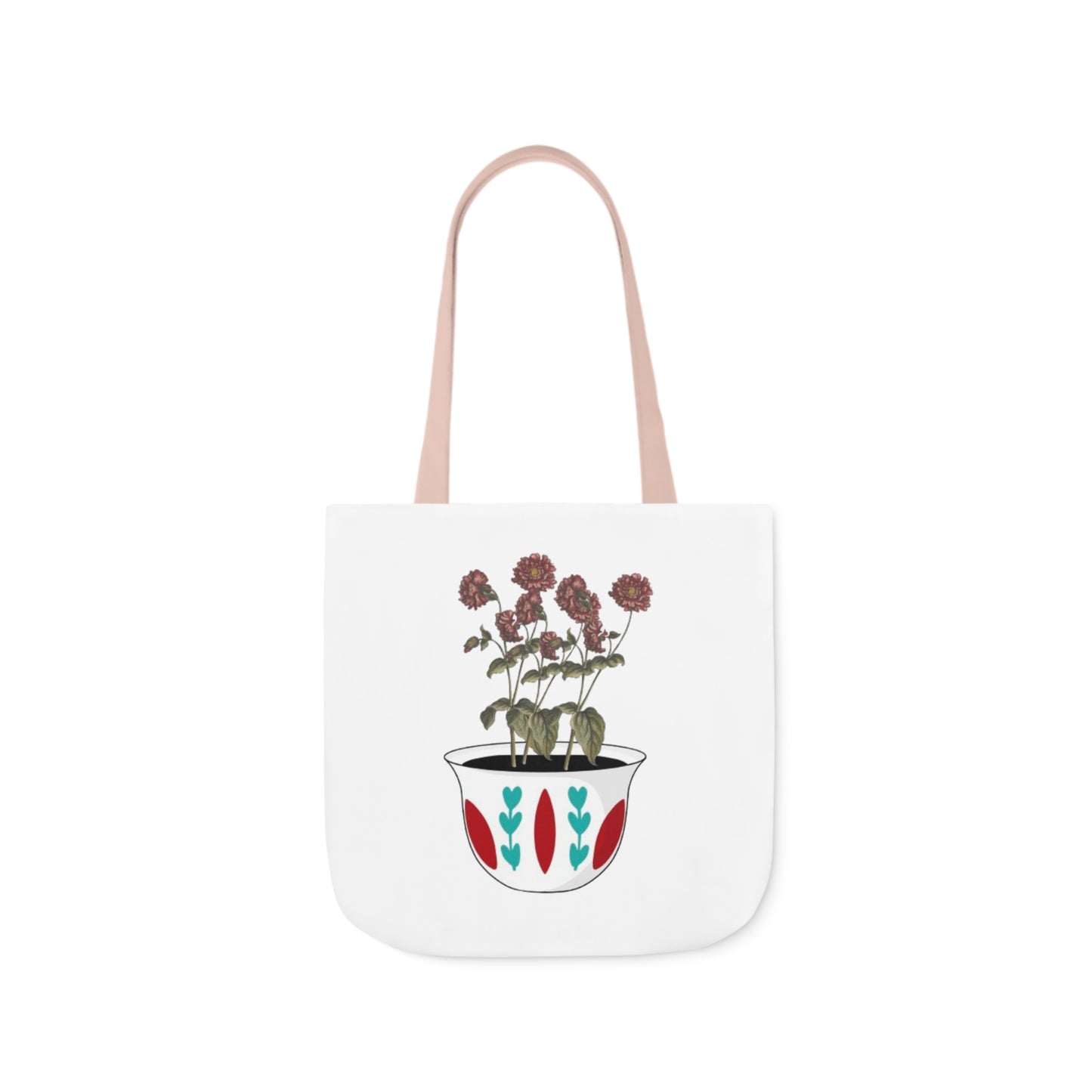 Lubnan Will Blossom Tote Bag (White)