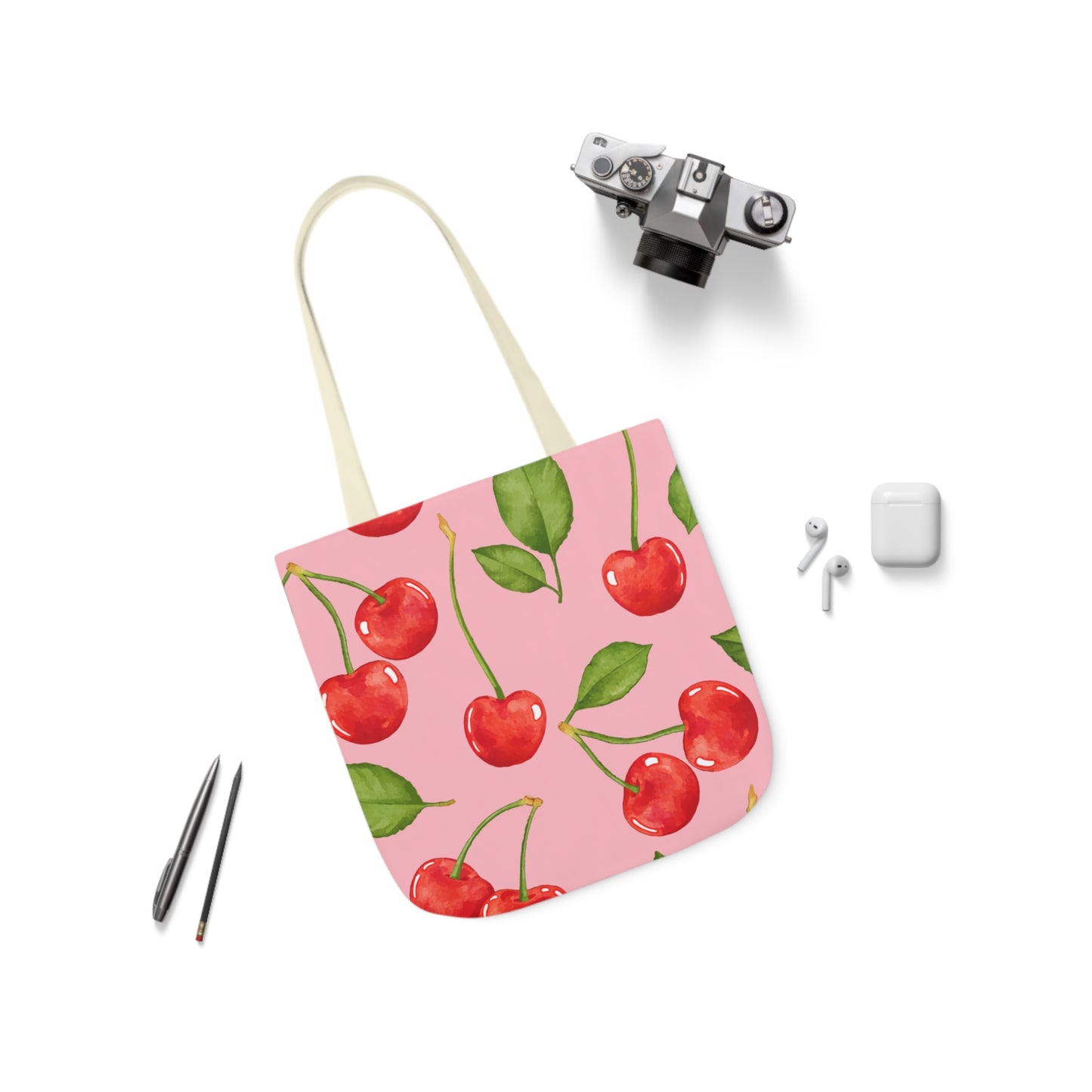 Cherry Blossom Paris Tote Bag