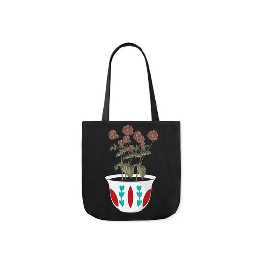 Lubnan Will Blossom Tote Bag (Black)