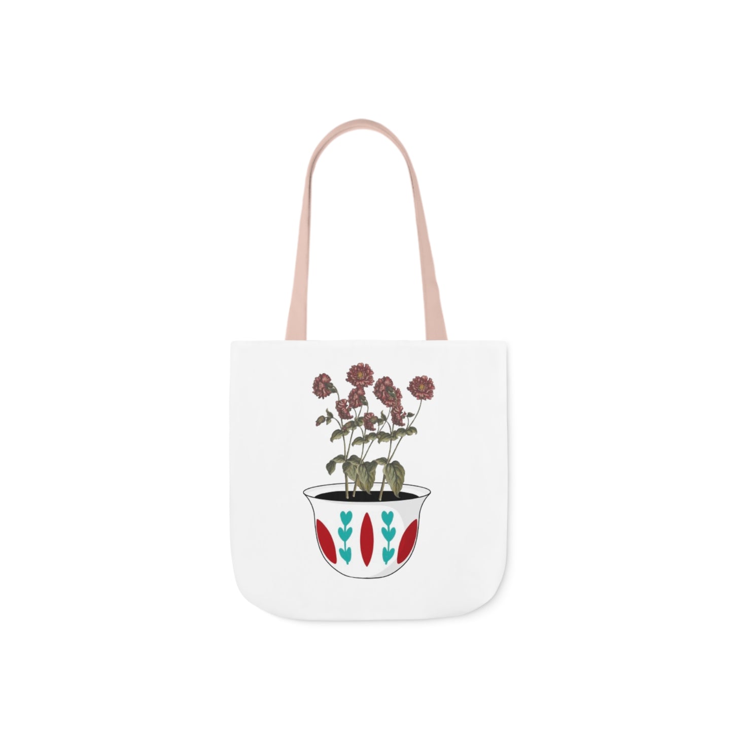 Lubnan Will Blossom Tote Bag (White)