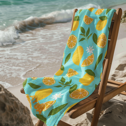 Amalfi Lemon Dream Beach Towels