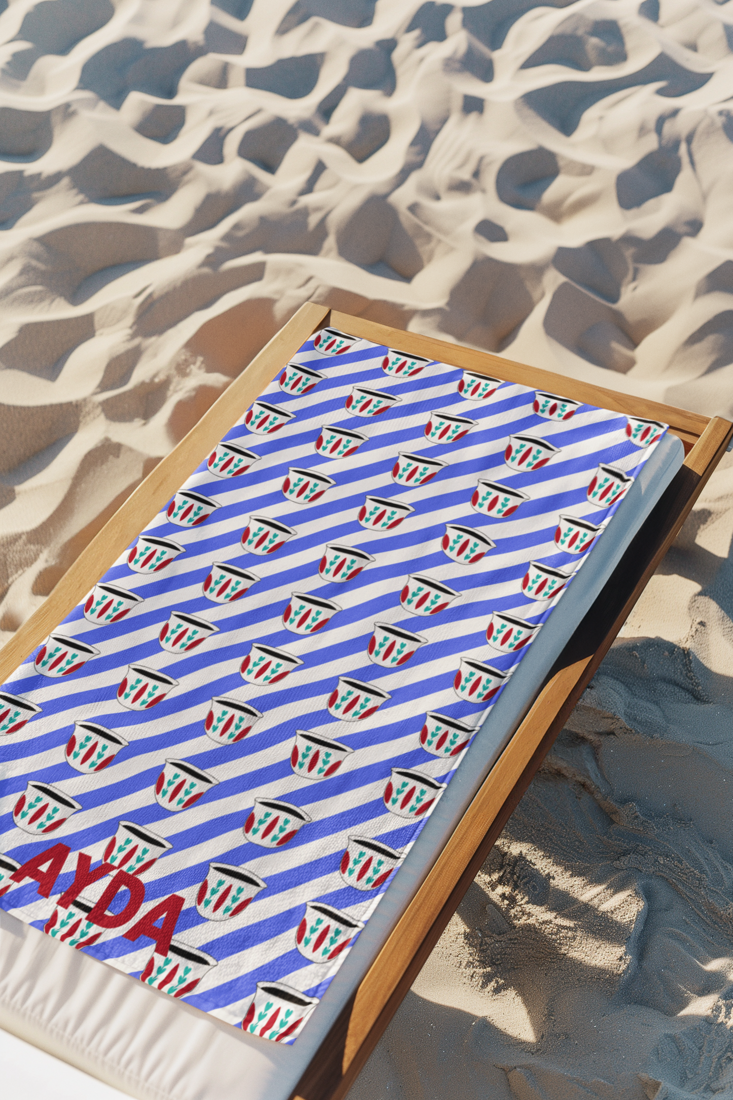 Aayoun  Bean Beach Towels