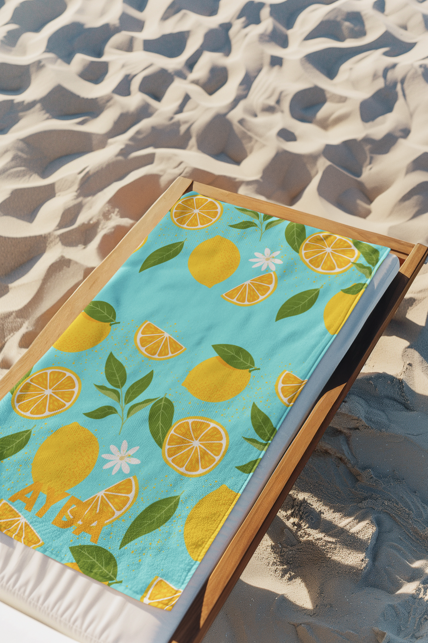 Amalfi Lemon Dream Beach Towels