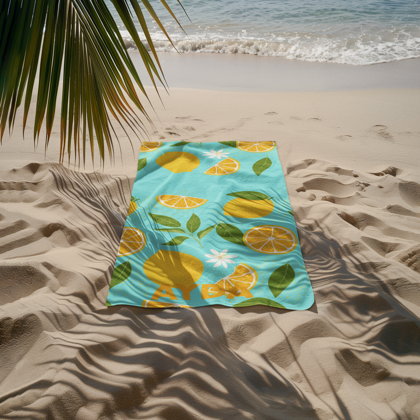 Amalfi Lemon Dream Beach Towels